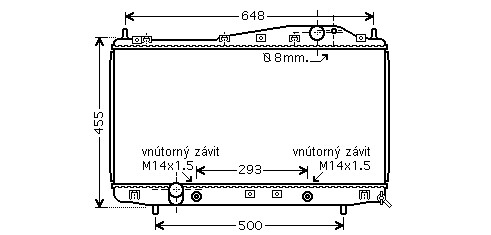 Chladič vodný 31.017.1