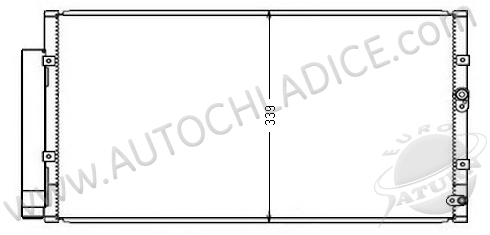 Kondenzátor klimatizácie 36.522