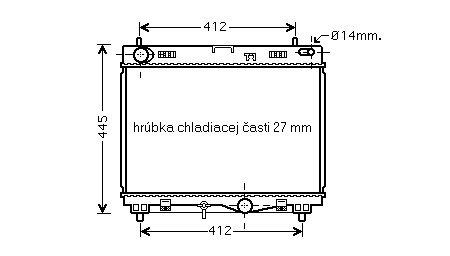 Chladič vodný 37.067