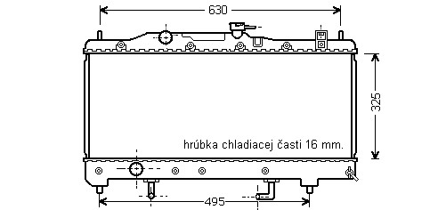 Chladič vodný 37.126.1