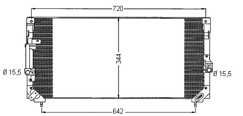 Kondenzátor klimatizácie 37.566