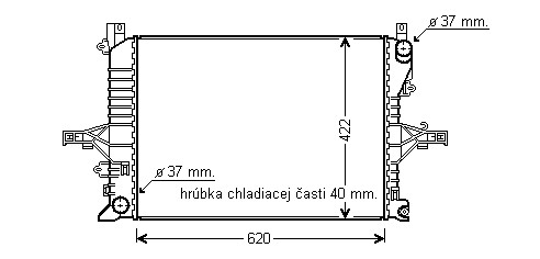 Chladič vodný 38.057