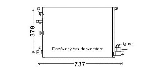 Kondenzátor klimatizácie 38.519.N