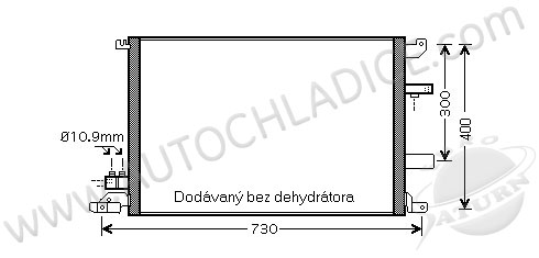 Kondenzátor klimatizácie 38.534.N