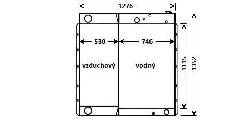 Chladič vodný 51.248