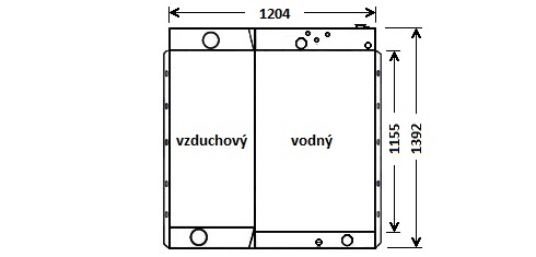 Chladič vodný 51.249