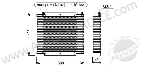 Chladič oleja 51.313