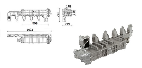 EGR modul/chladič a ventil 58.053