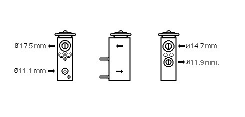 AC - expanzný ventil 70.008