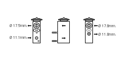 AC - expanzný ventil 70.010