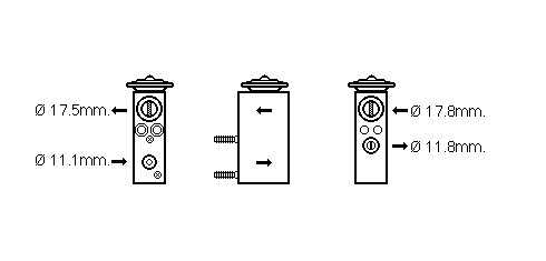 AC - expanzný ventil 70.011