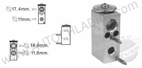 AC - expanzný ventil 70.012