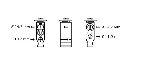 AC - expanzný ventil 70.016