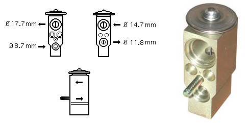 AC - expanzný ventil 70.021