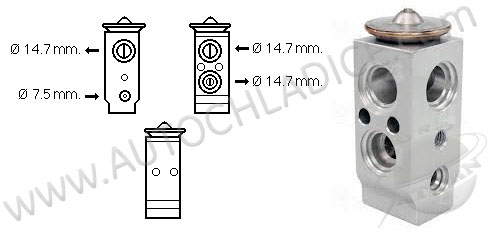AC - expanzný ventil 70.022