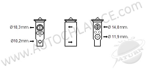 AC - expanzný ventil 70.100