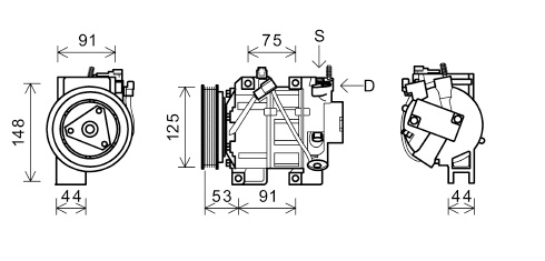 AC - kompresor 80.051