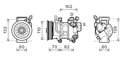 AC - kompresor 80.329.N