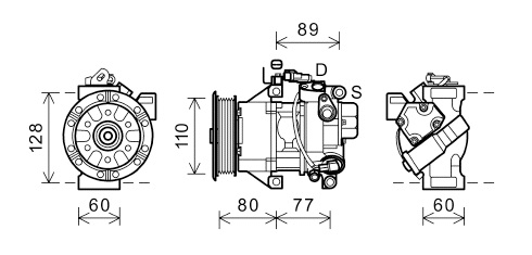 AC - kompresor 80.333.N