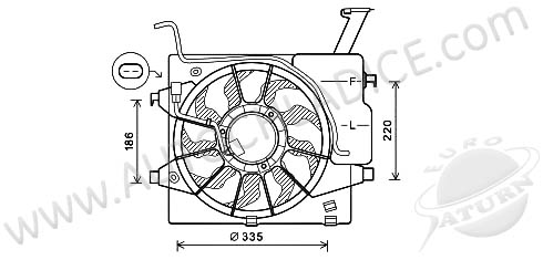 Ventilátor chladenia 81.006