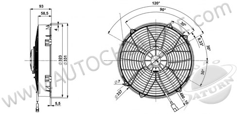 Ventilátor chladenia 81.202