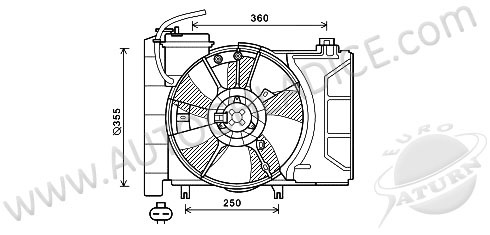 Ventilátor chladenia 81.221