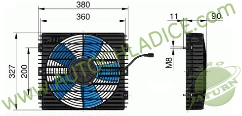 Ventilátor chladenia 81.239