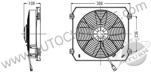 Ventilátor chladenia 81.244