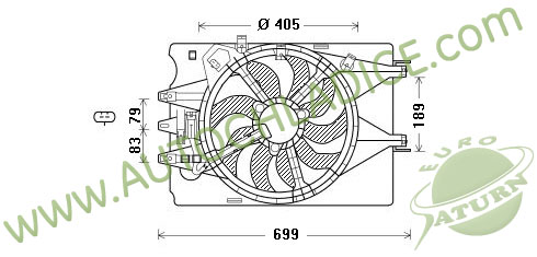 Ventilátor chladenia 81.267