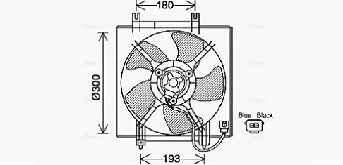Ventilátor chladenia 81.395