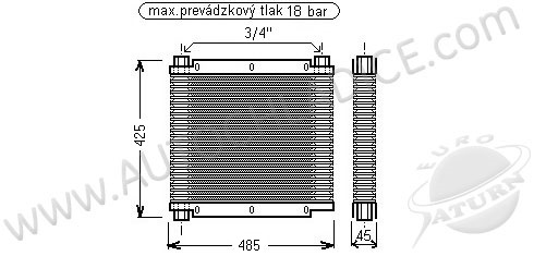 Chladič oleja UO.304