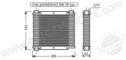 Chladič oleja UO.305