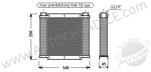 Chladič oleja UO.382