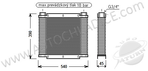 Chladič oleja UO.384