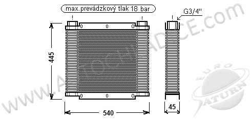 Chladič oleja UO.385