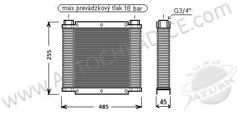 Chladič oleja UO.388