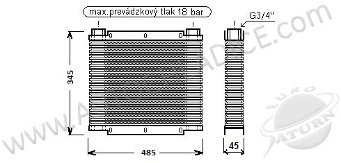 Chladič oleja UO.389