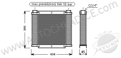 Chladič oleja UO.390